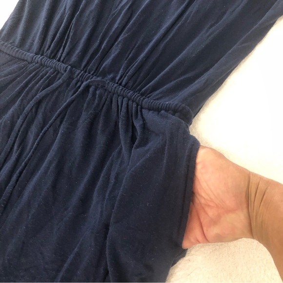 Banana Republic Blouson Navy Blue Summer Dress with adjustable waist, SZ S - Picture 9 of 16